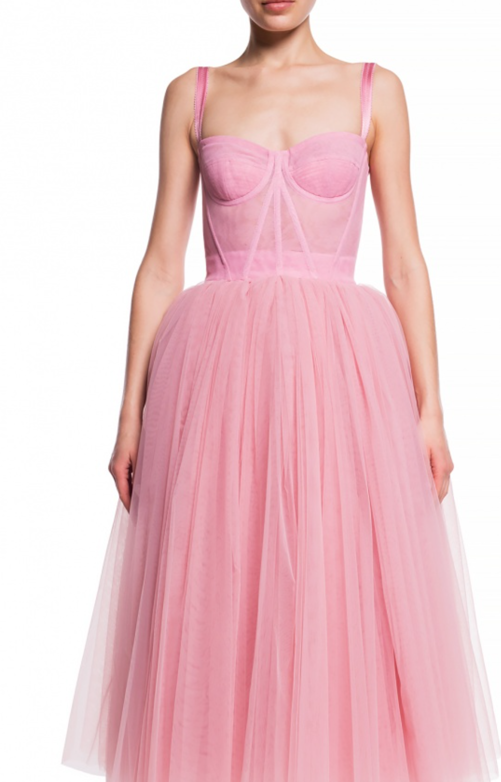 pink tulle Dolce & Gabbana corset dress