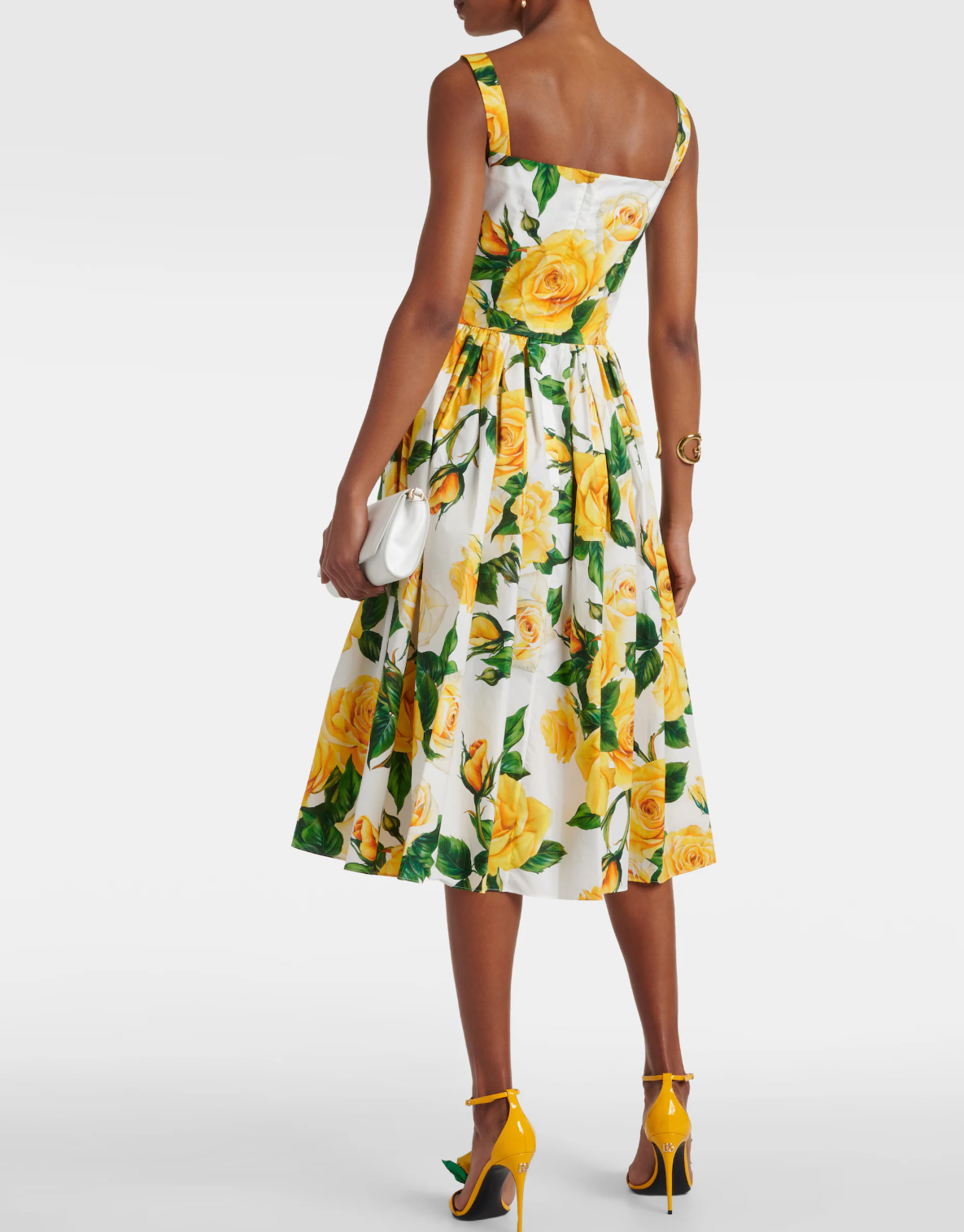 Oscar De La Renta sunflower dress