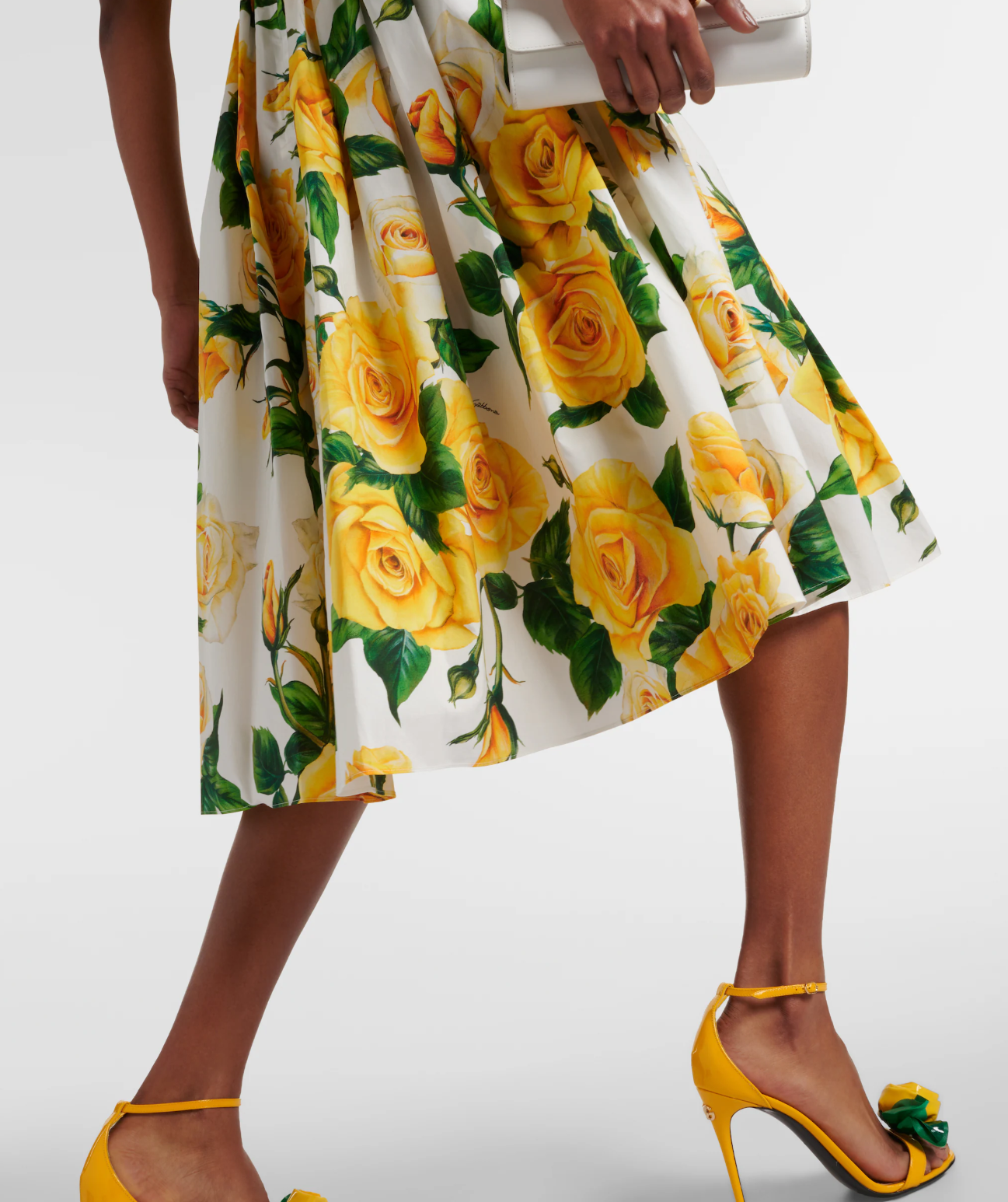 Oscar De La Renta sunflower dress