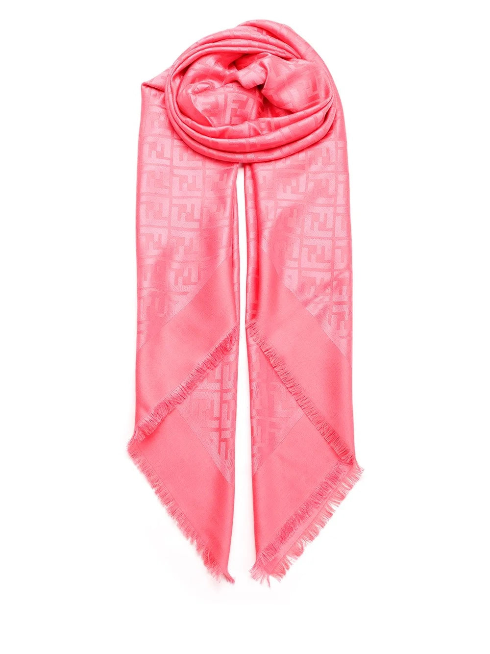 Fendi FF Shawl, Pink One Size