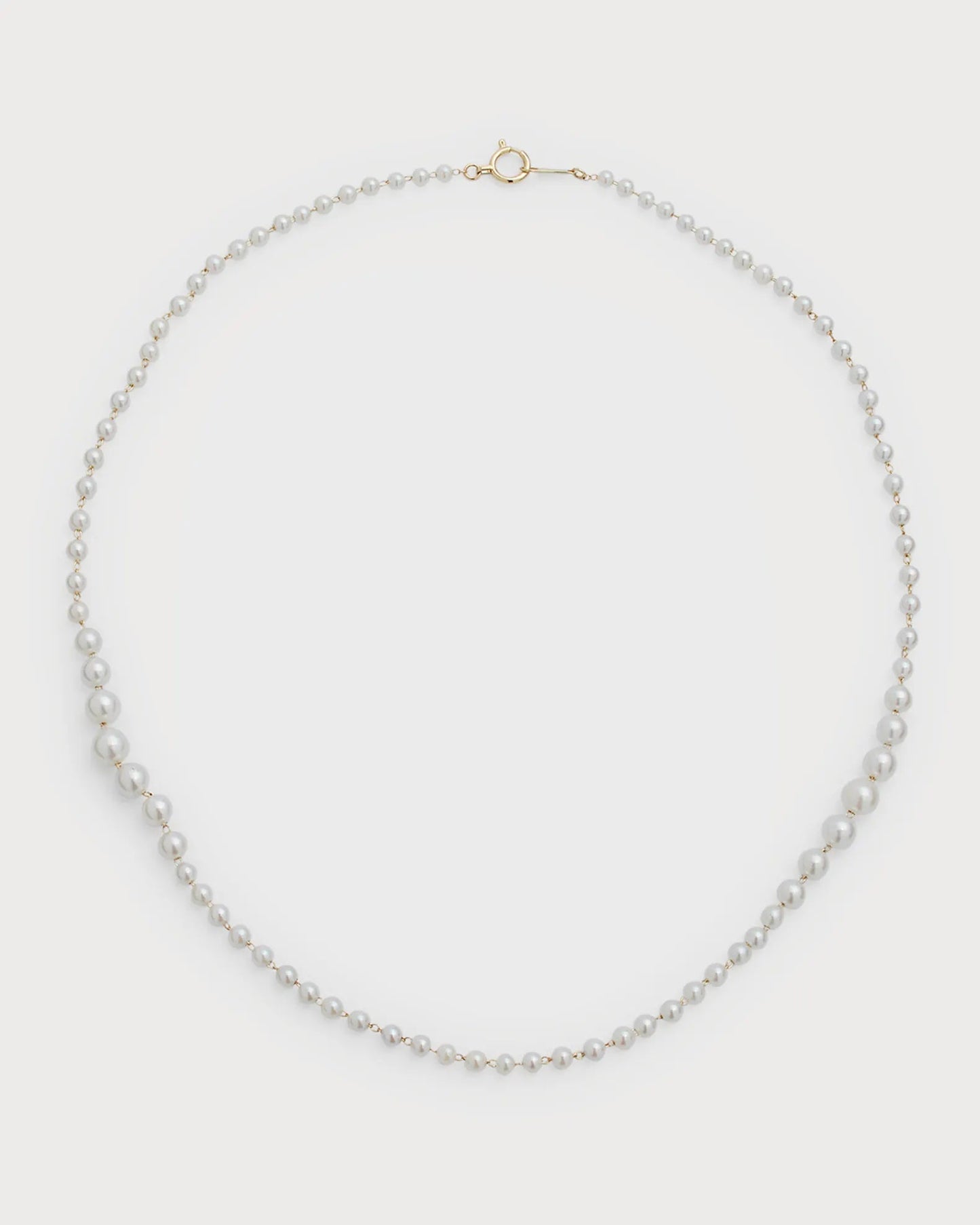 MIZUKI
14-karat gold pearl necklace